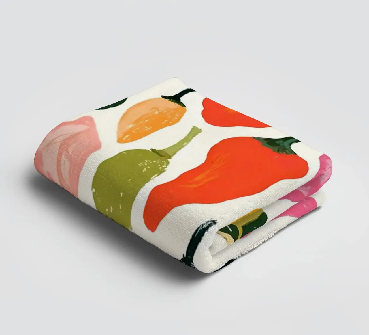 The Peppers asciugamano da bagno da Gypsy Galleria