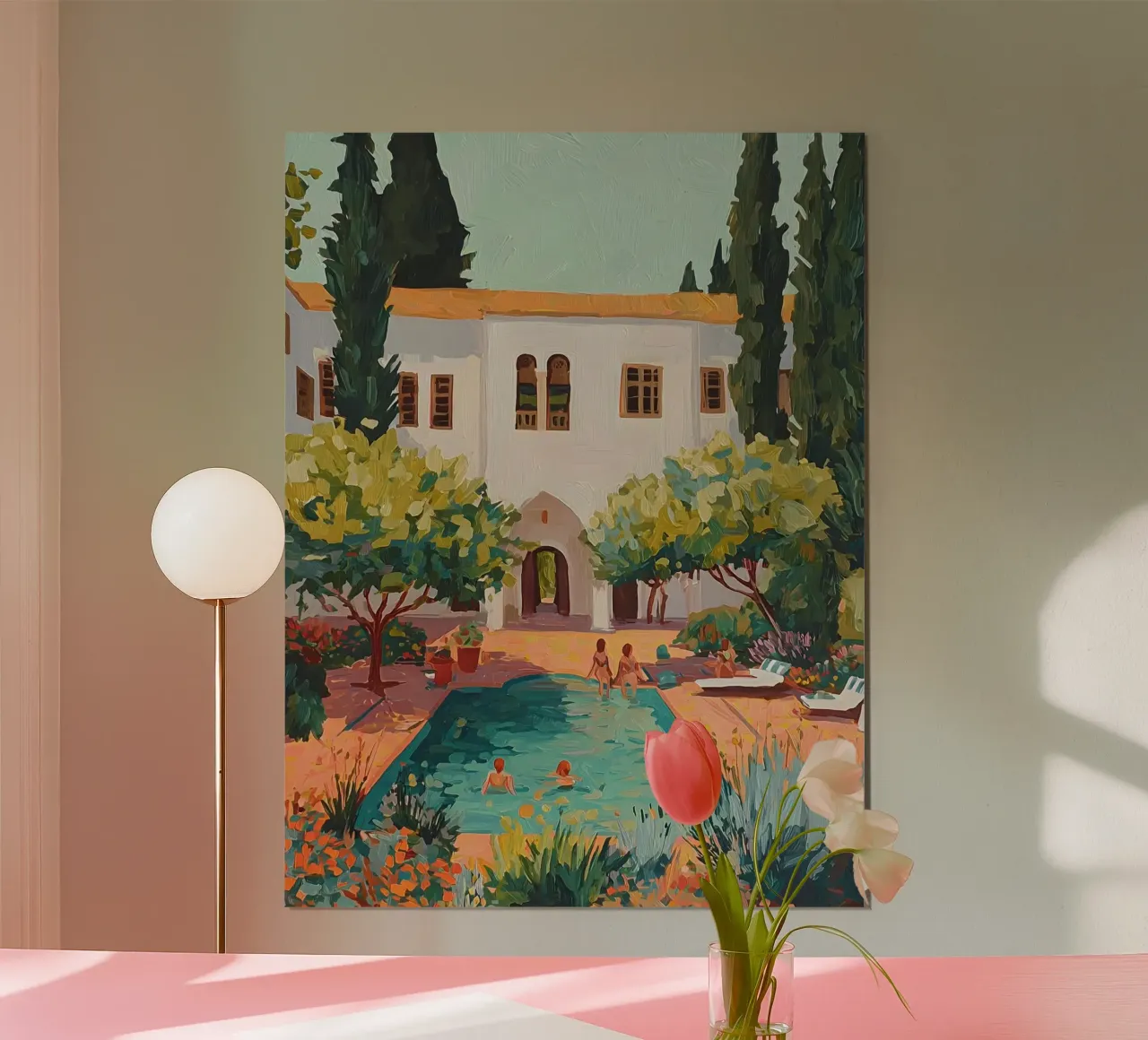 Mediterranean Summer poster con telaio in plastica da Gypsy Galleria