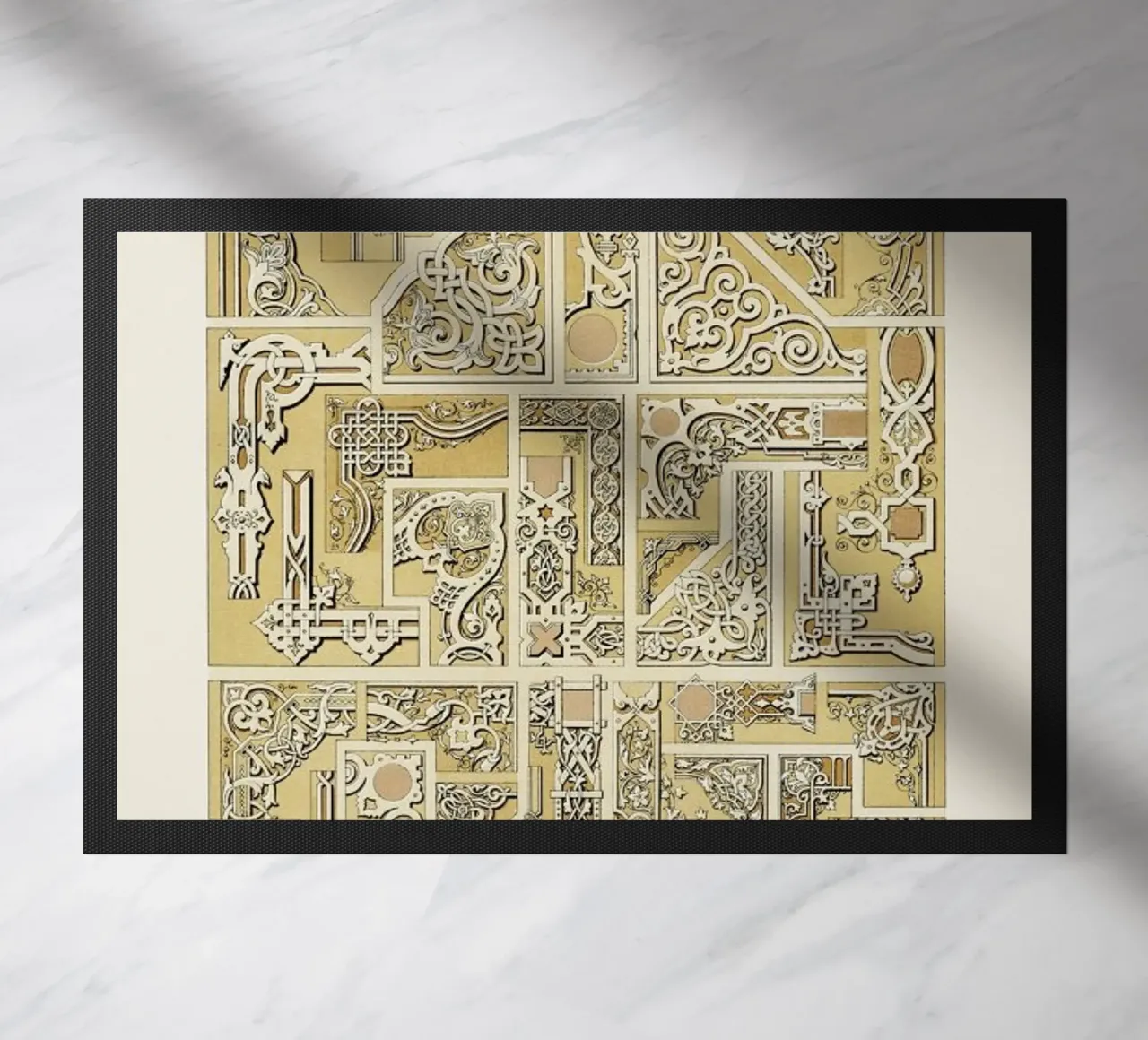 Racinet -  Russian Ornamental Pattern zerbino da Vintage by JUNIQE