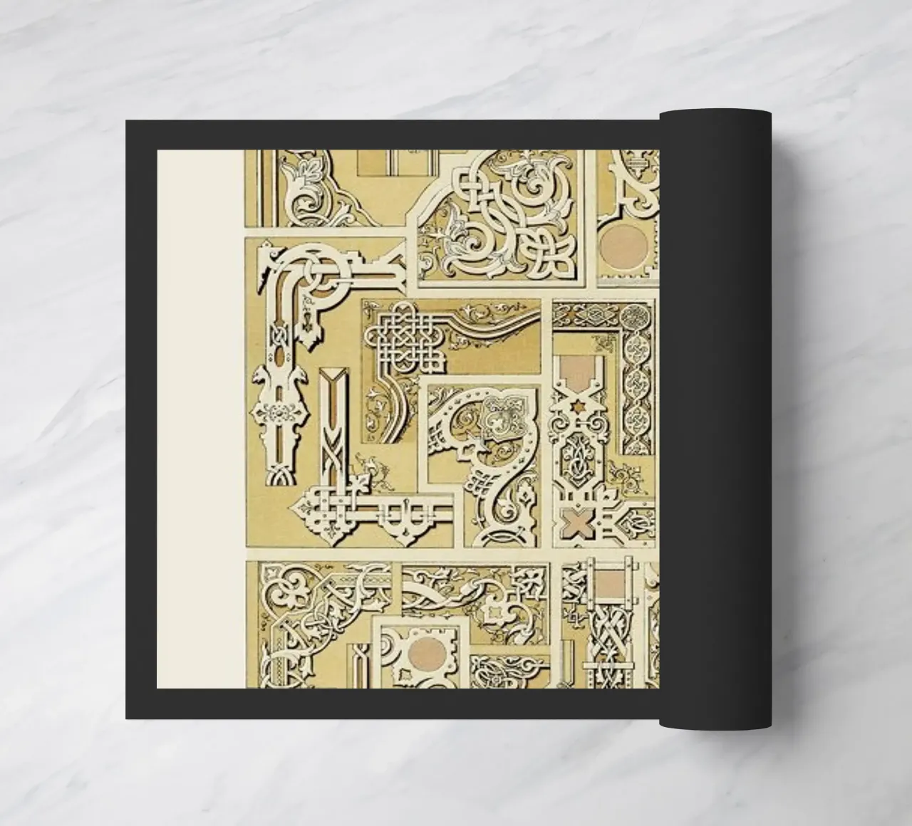 Racinet -  Russian Ornamental Pattern zerbino da Vintage by JUNIQE