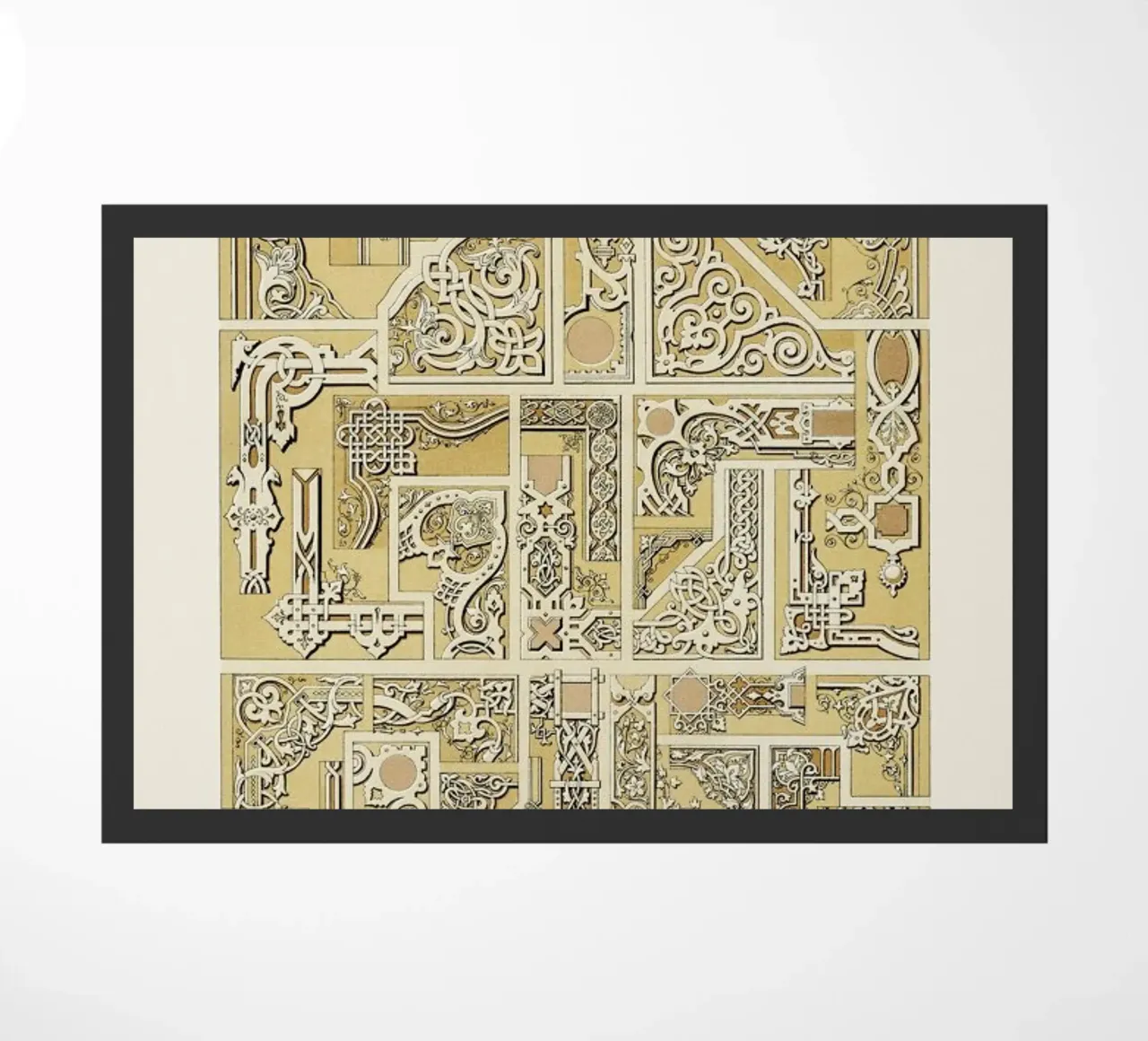 Racinet -  Russian Ornamental Pattern zerbino da Vintage by JUNIQE