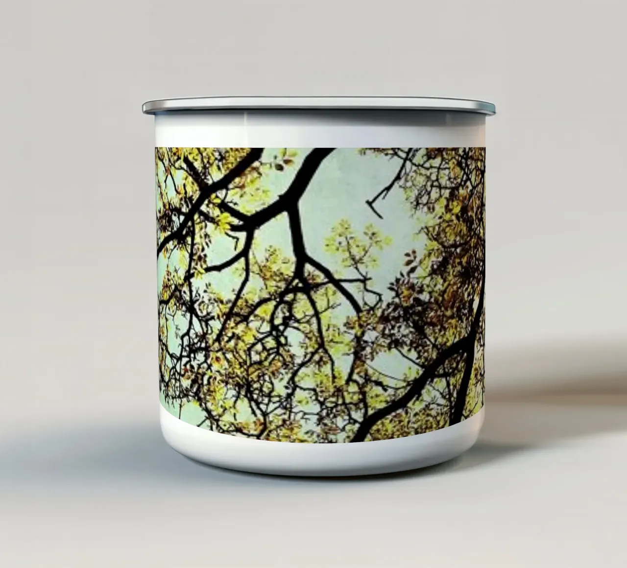 Breathing tazza in smalto da Angelo Cerantola