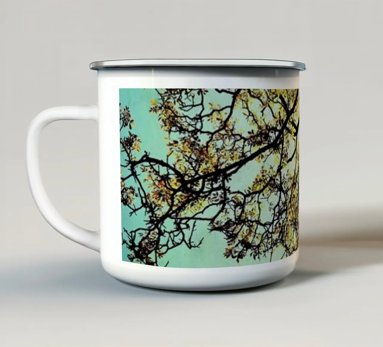 Breathing tazza in smalto da Angelo Cerantola