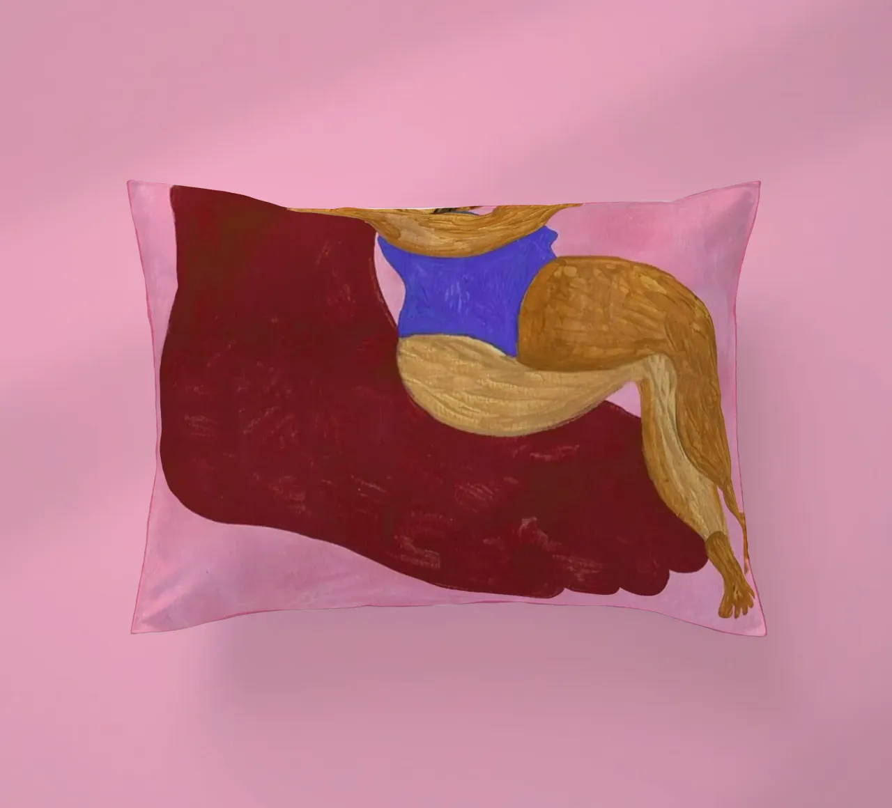 Sculpture Kissen von Nudes and Croissants