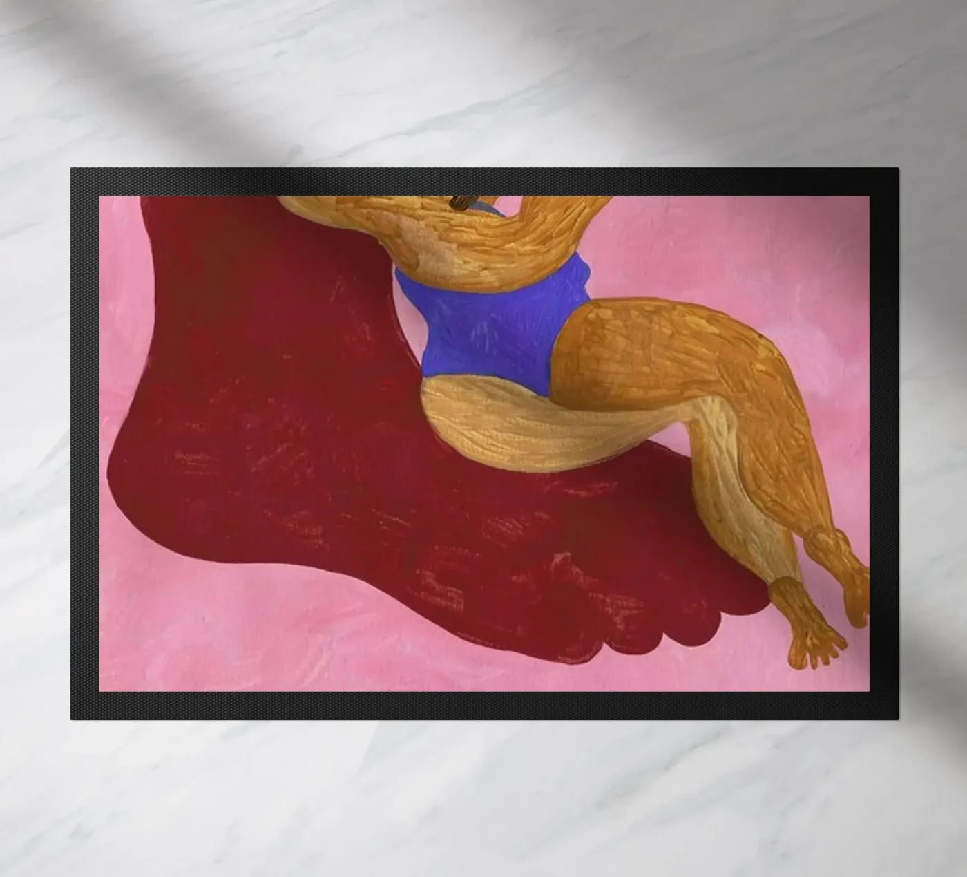 Sculpture doormat by Nudes and Croissants