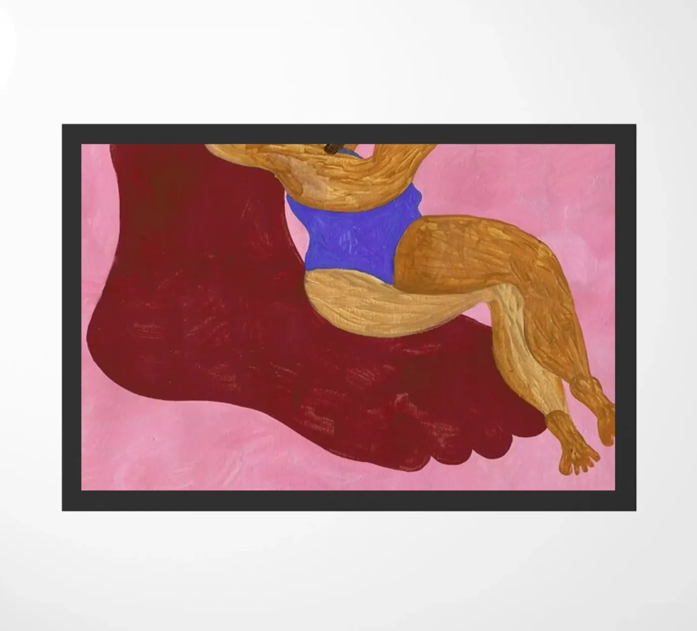 Sculpture doormat by Nudes and Croissants