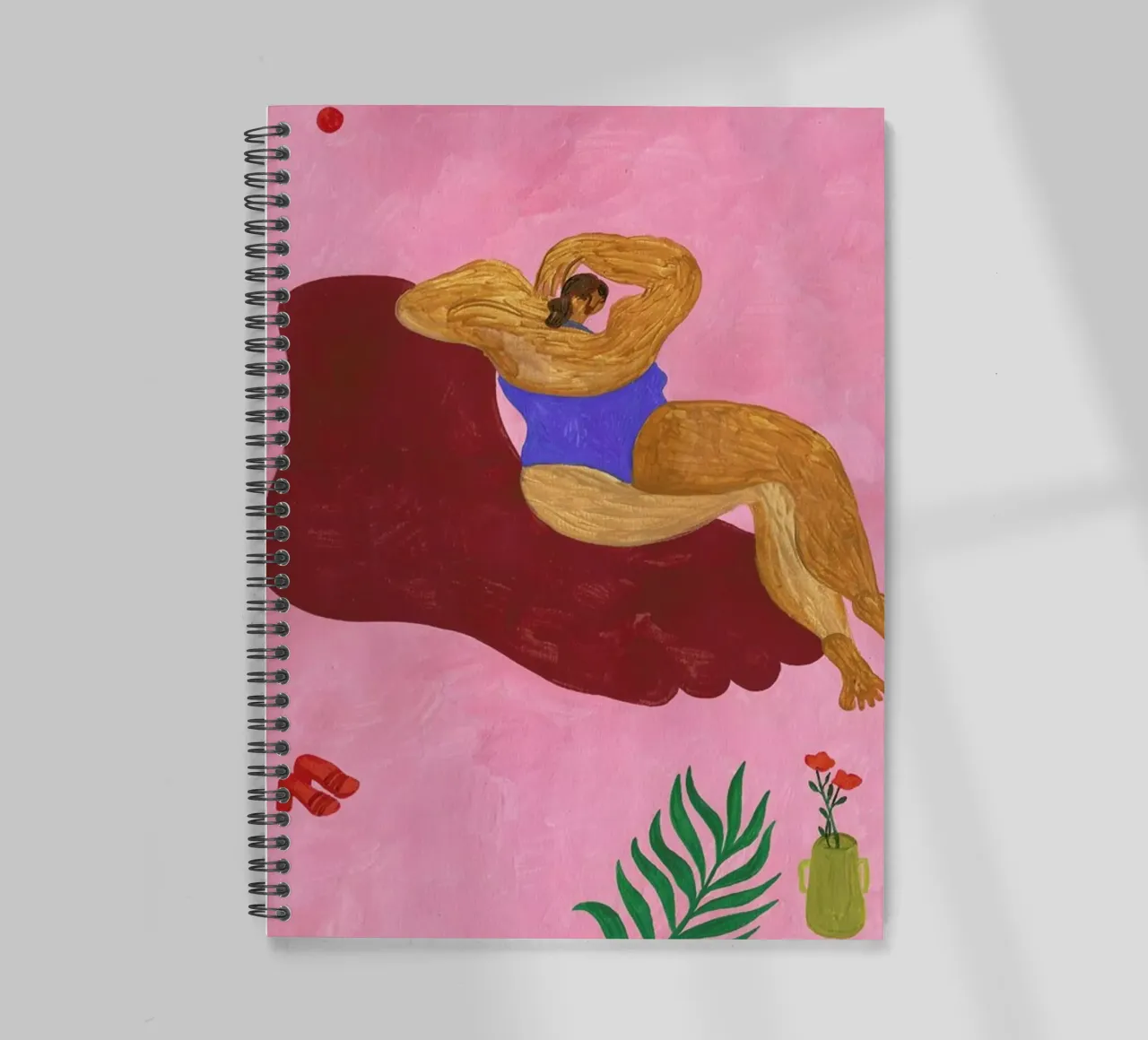 Sculpture spiral notebook by Nudes and Croissants
