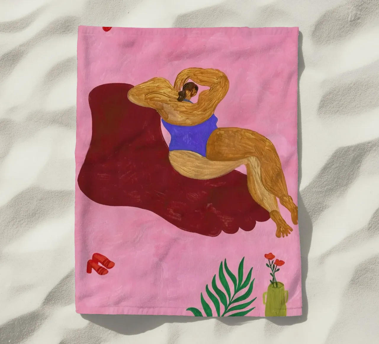 Sculpture telo mare da Nudes and Croissants