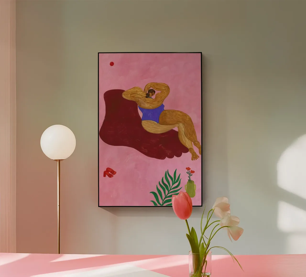 Sculpture plexiglass da Nudes and Croissants