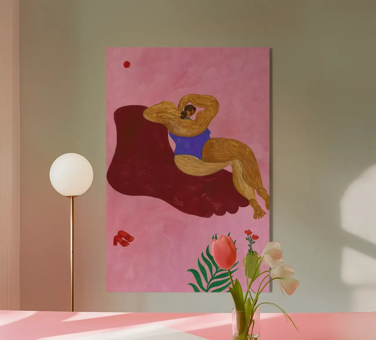 Sculpture plexiglass da Nudes and Croissants