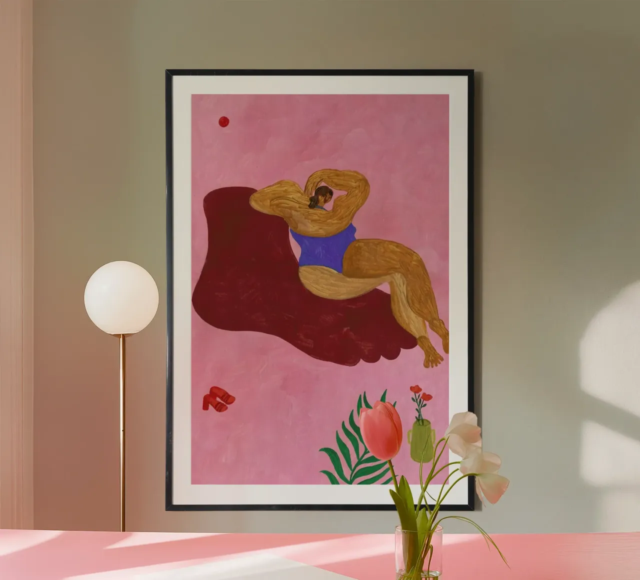 Sculpture poster da Nudes and Croissants