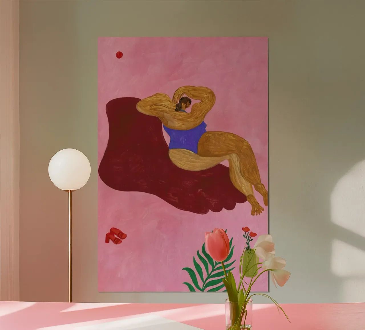 Sculpture poster da Nudes and Croissants