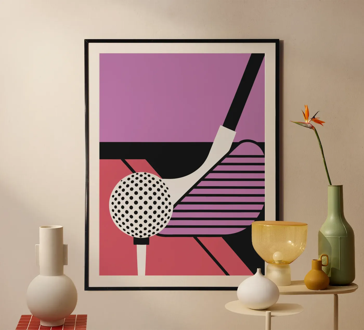 Golf Ball poster by LOOK DIFFERENT