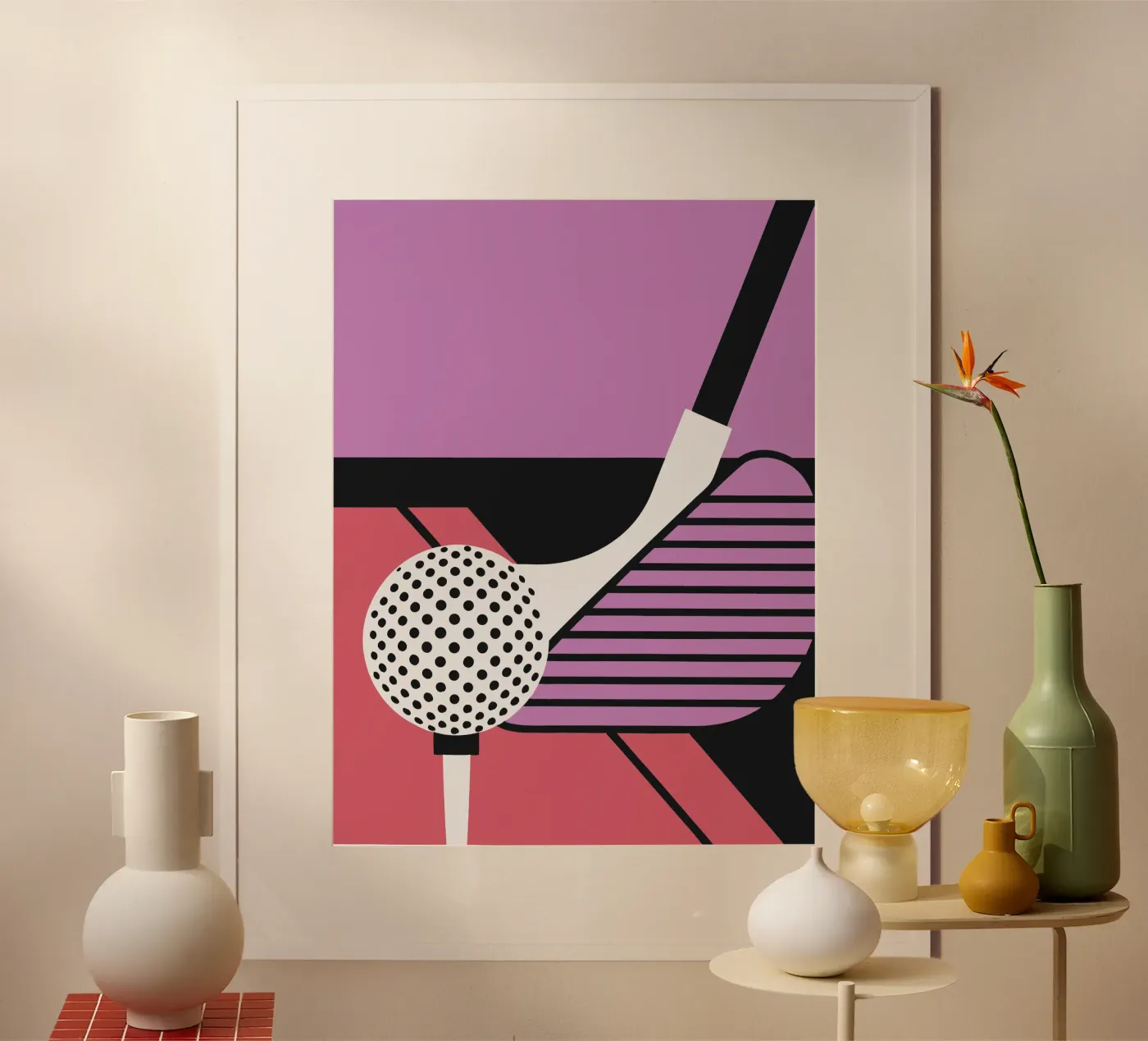 Golf Ball poster by LOOK DIFFERENT