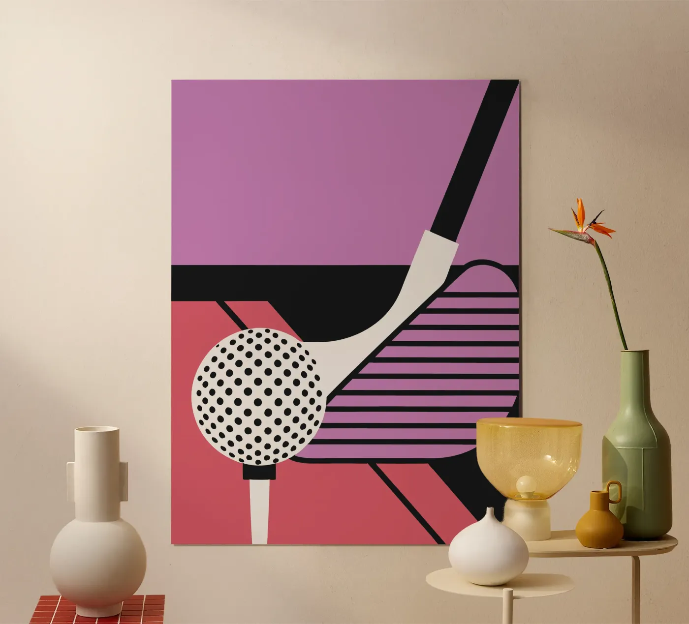 Golf Ball poster by LOOK DIFFERENT