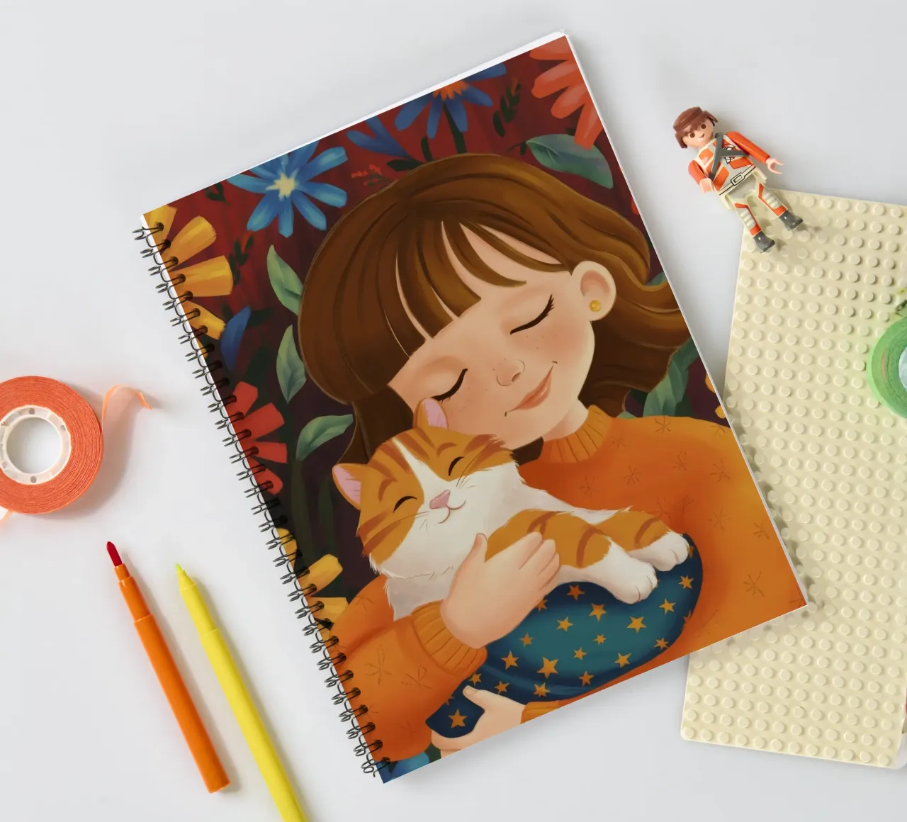 Scena dell'abbraccio compassionevole diario ad anelli da Aether Brush