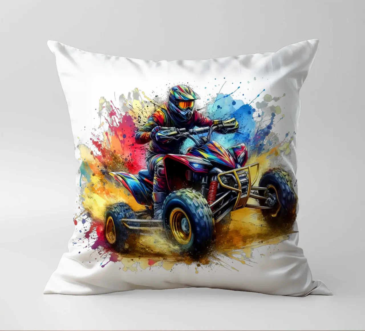 pilota di quad-ATV da corsa cuscino da 🎁 ARTVI-SHOP