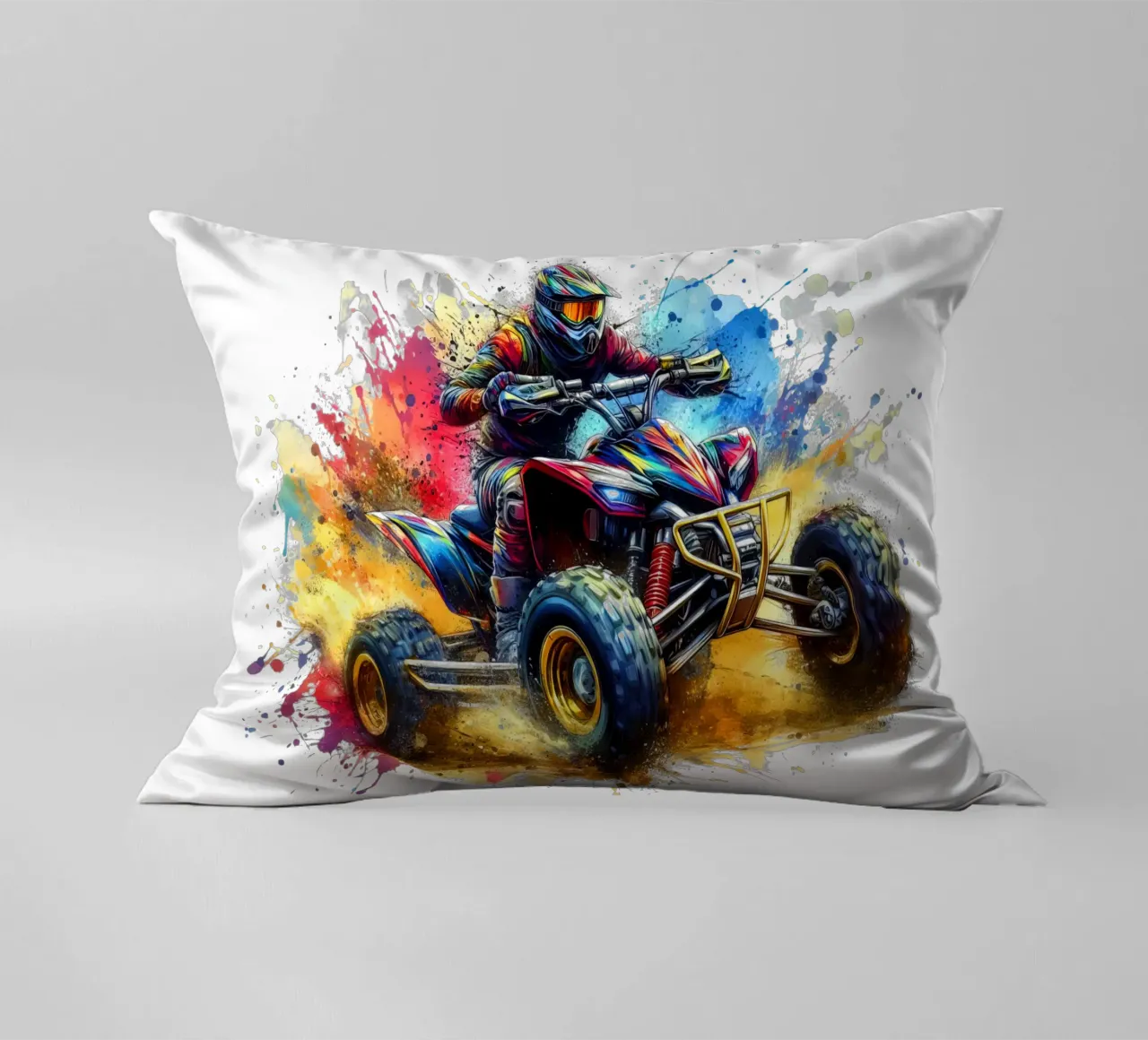 pilota di quad-ATV da corsa cuscino da 🎁 ARTVI-SHOP