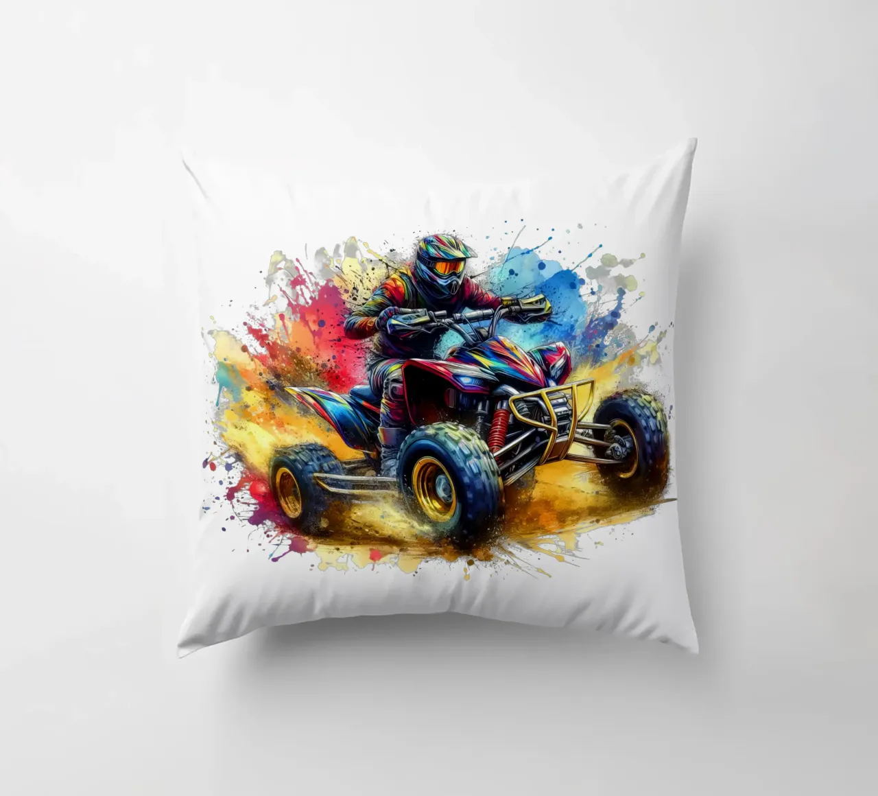 pilota di quad-ATV da corsa cuscino da 🎁 ARTVI-SHOP
