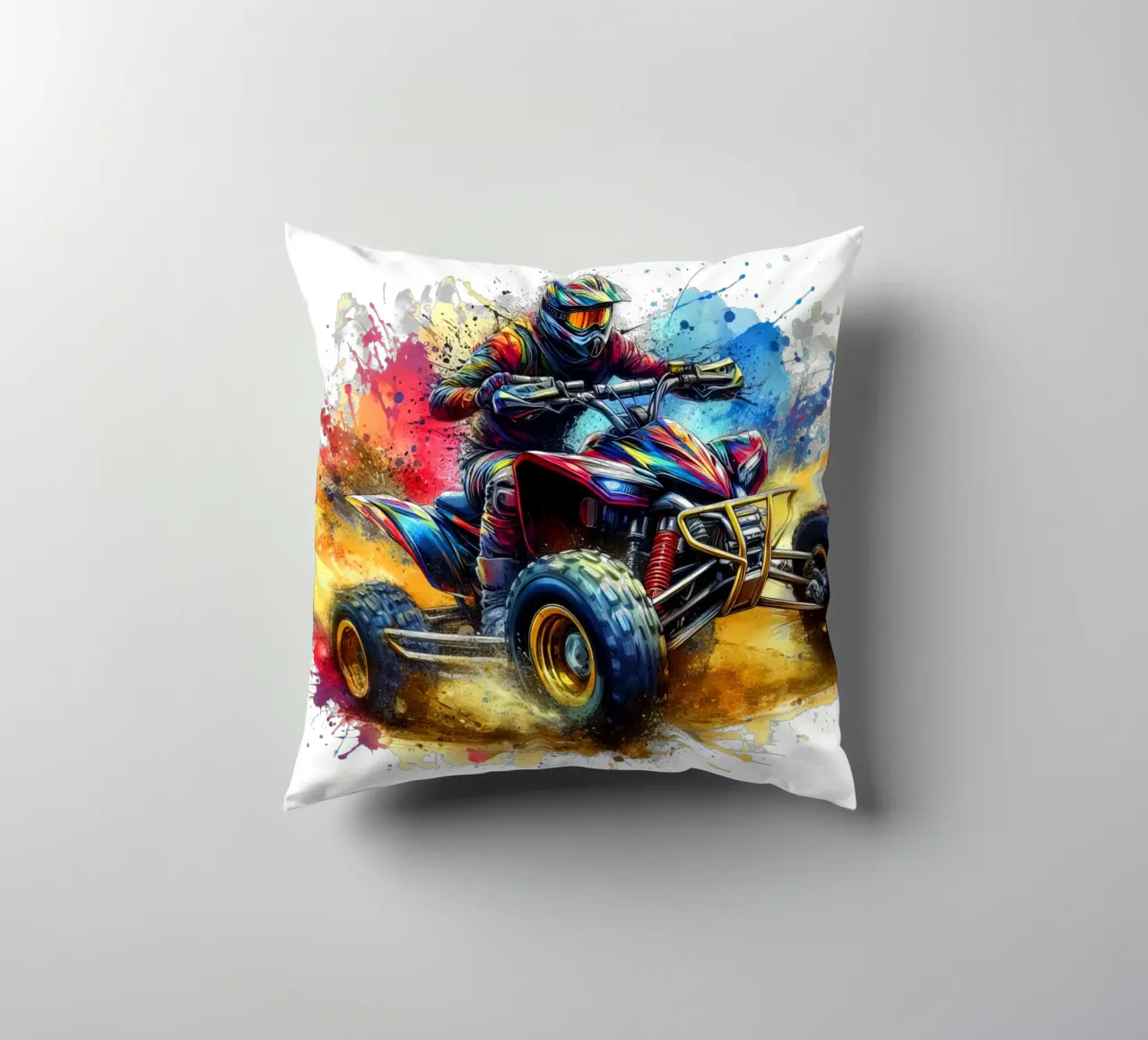 pilota di quad-ATV da corsa cuscino da 🎁 ARTVI-SHOP