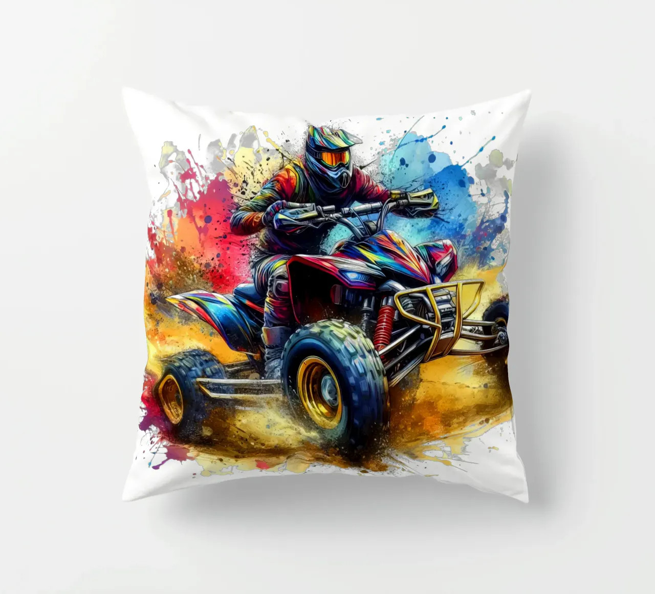 pilota di quad-ATV da corsa cuscino da 🎁 ARTVI-SHOP