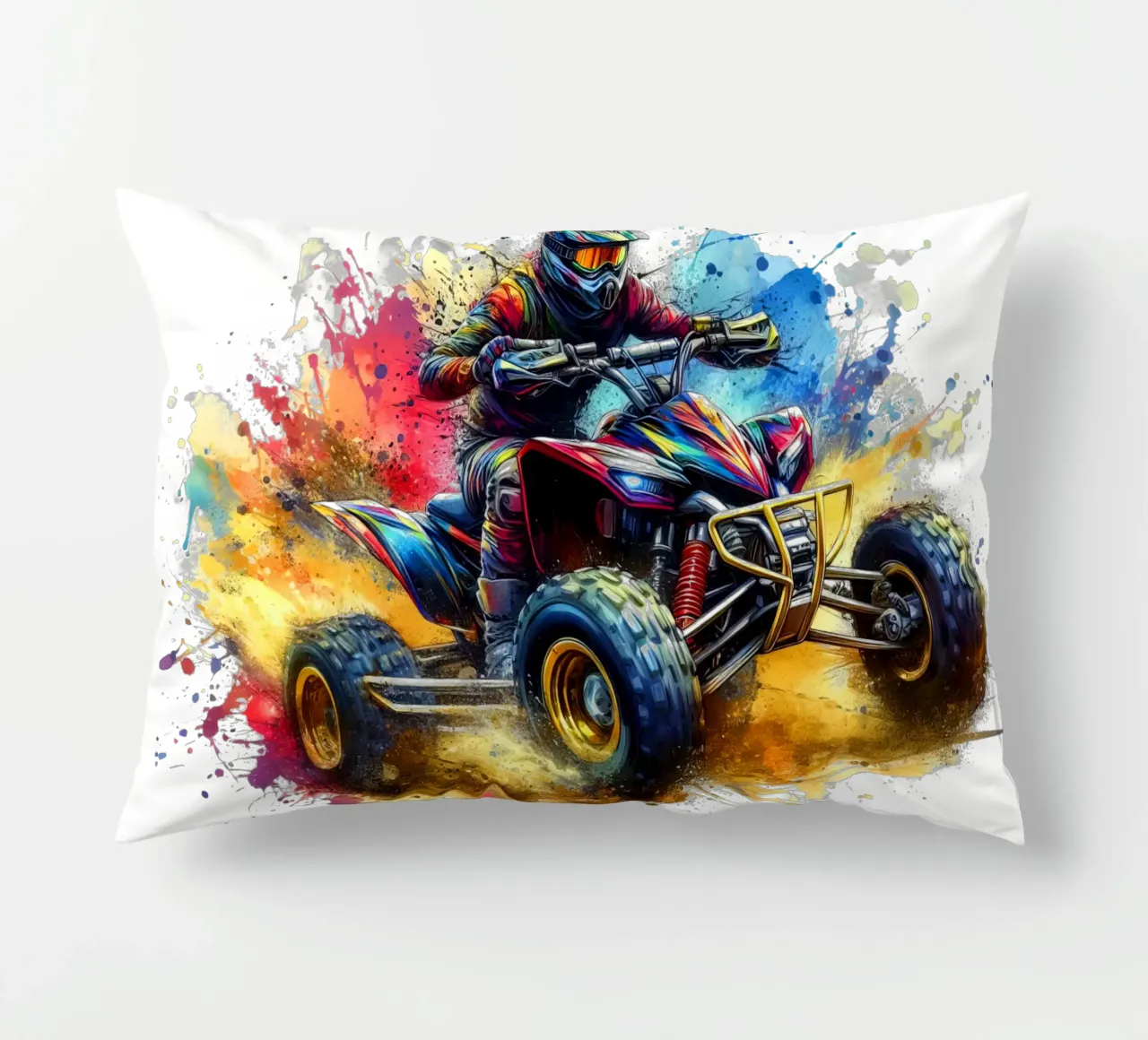 pilota di quad-ATV da corsa cuscino da 🎁 ARTVI-SHOP