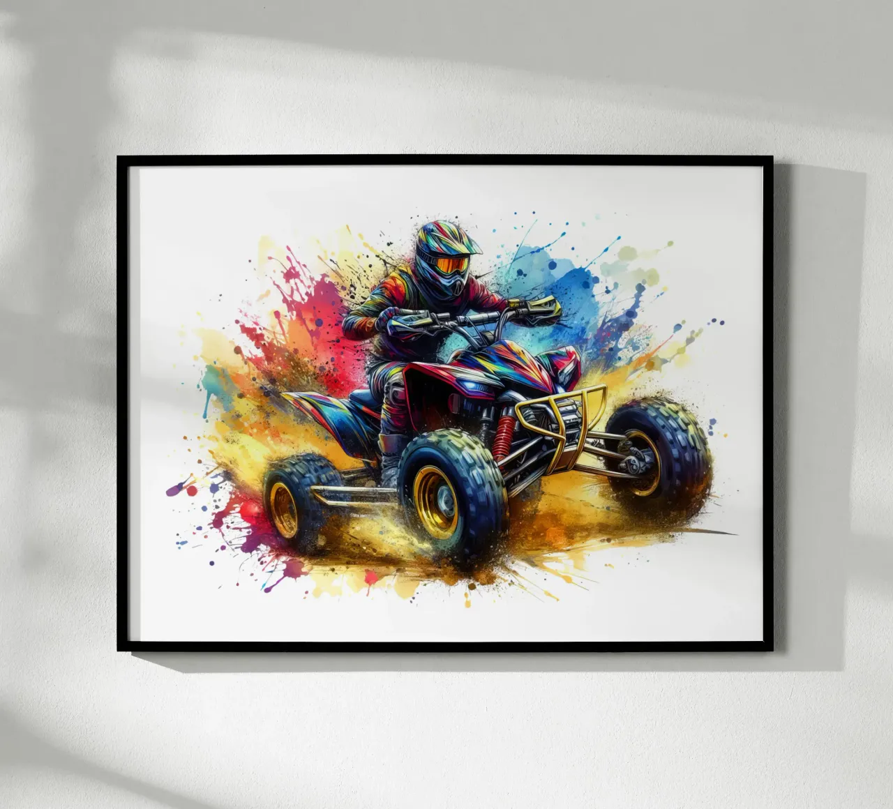 pilota di quad-ATV da corsa poster da 🎁 ARTVI-SHOP