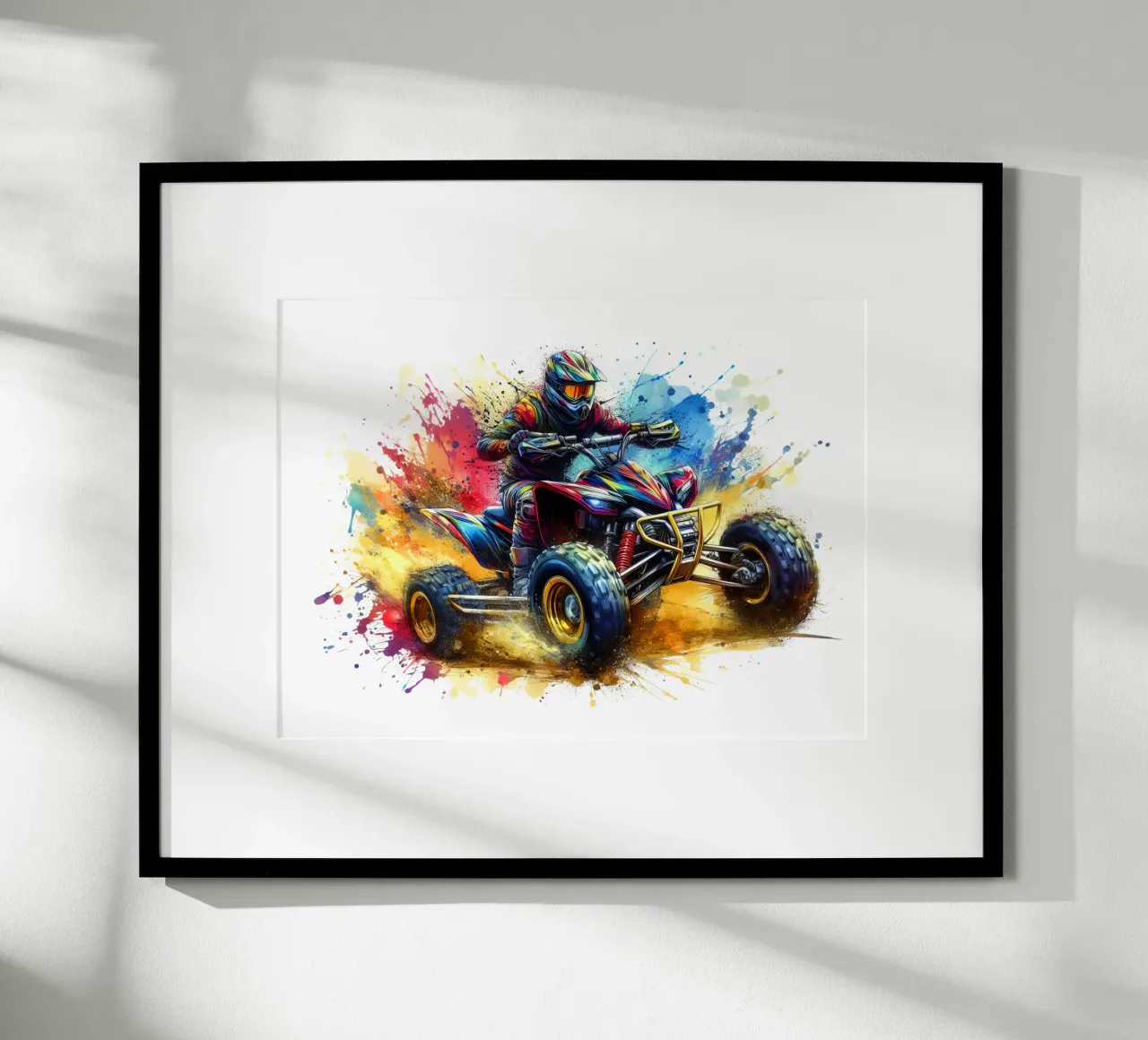 pilota di quad-ATV da corsa poster da 🎁 ARTVI-SHOP
