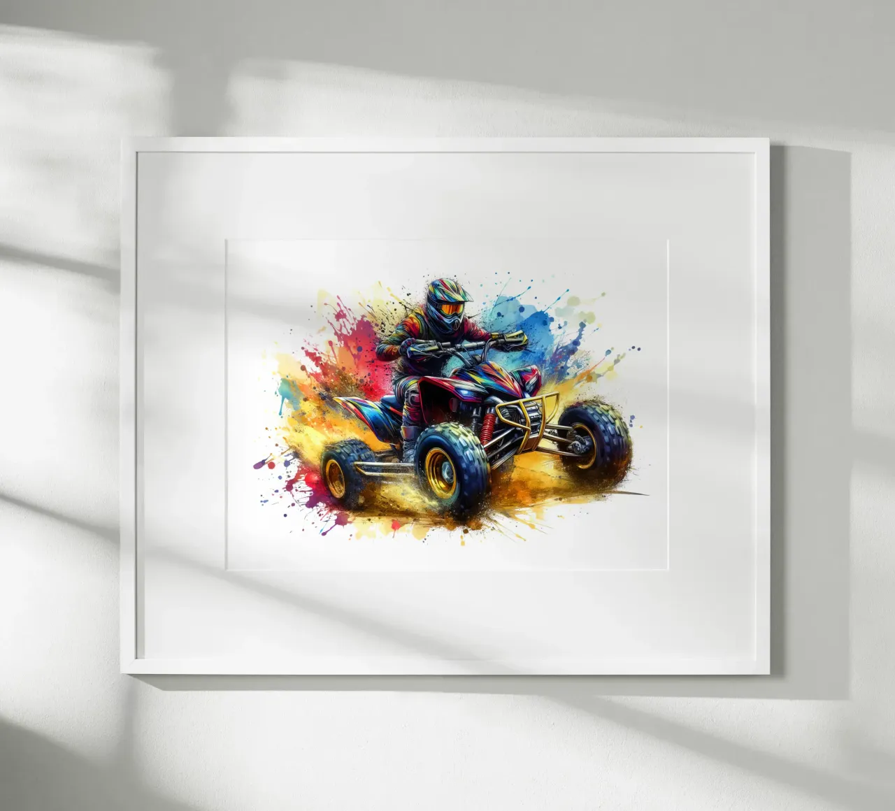 pilota di quad-ATV da corsa poster da 🎁 ARTVI-SHOP