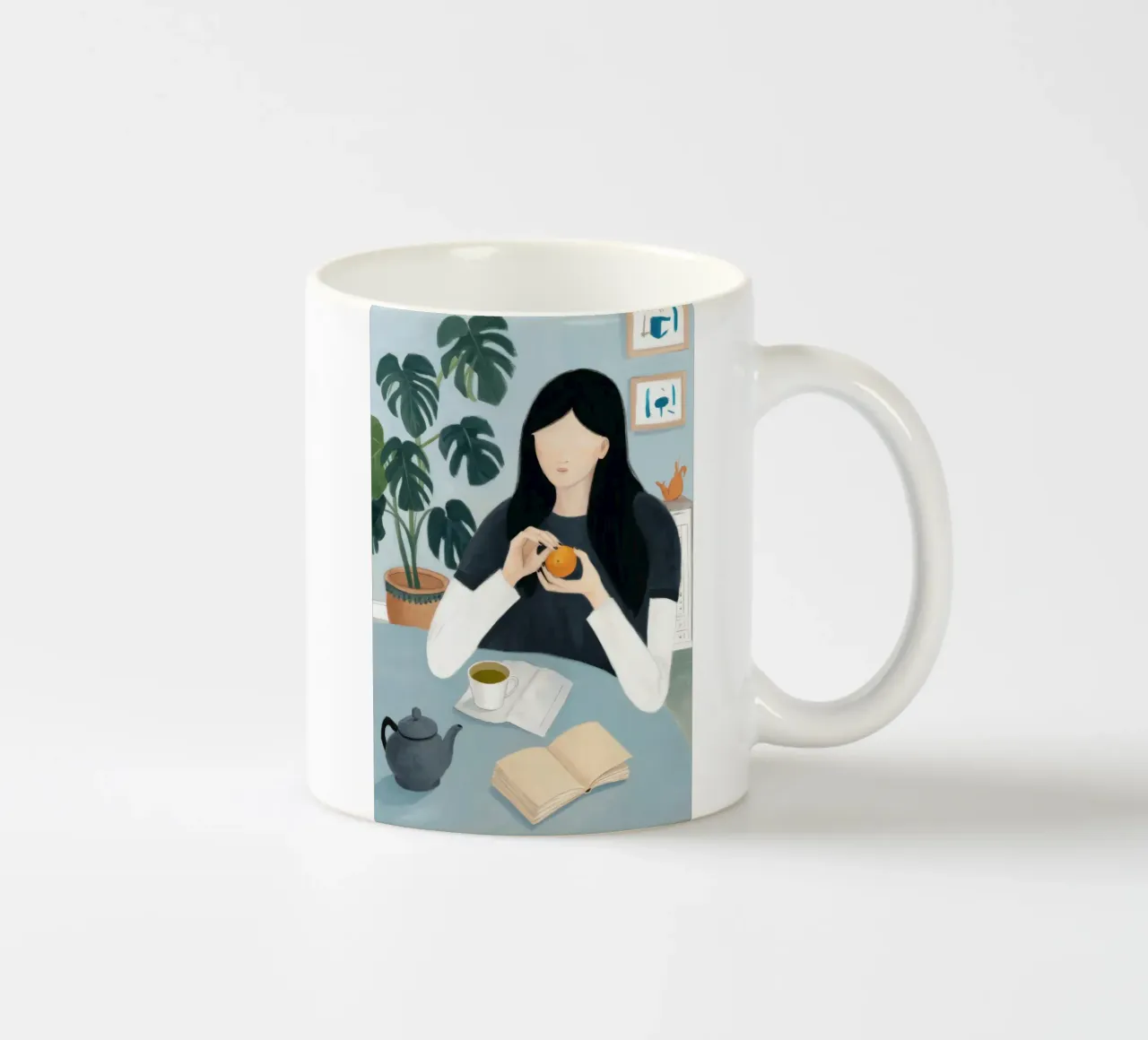 Rituale mattutino Calma tazza in ceramica da Aether Brush