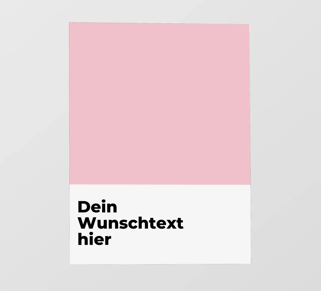 Wunschtext - geometrisch pink pellicola backlit da WORTSPIEL
