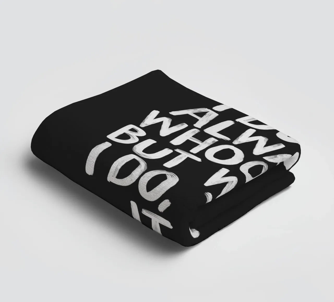 I Don't Always Whoomp But When I Do There It Is Typography toalla de baño de THE MOTIVATED TYPE