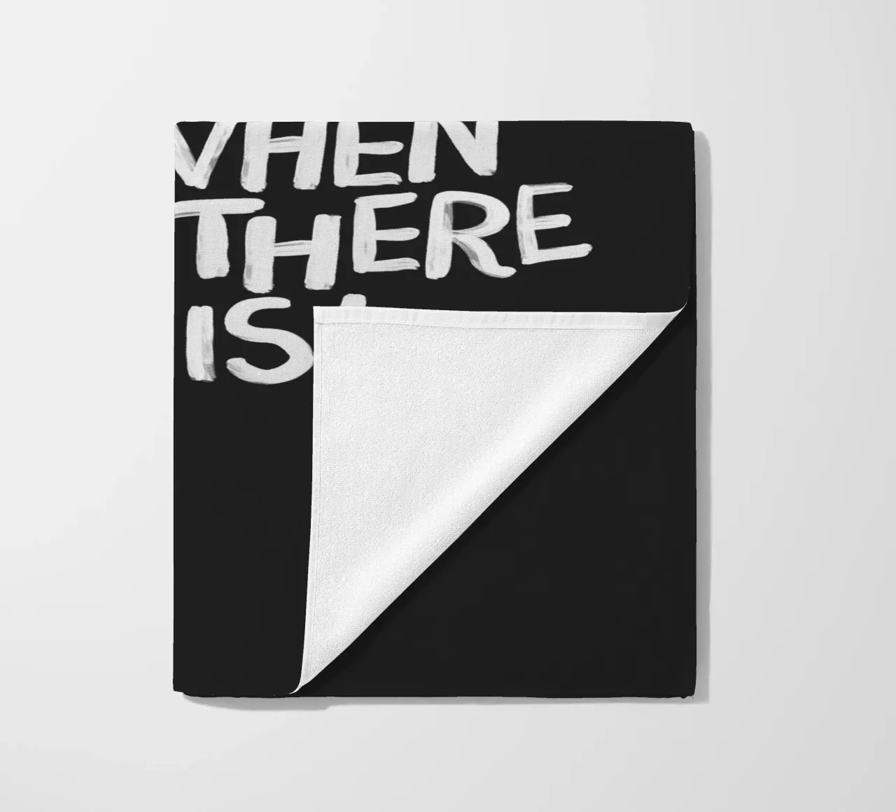 I Don't Always Whoomp But When I Do There It Is Typography beach towel by THE MOTIVATED TYPE