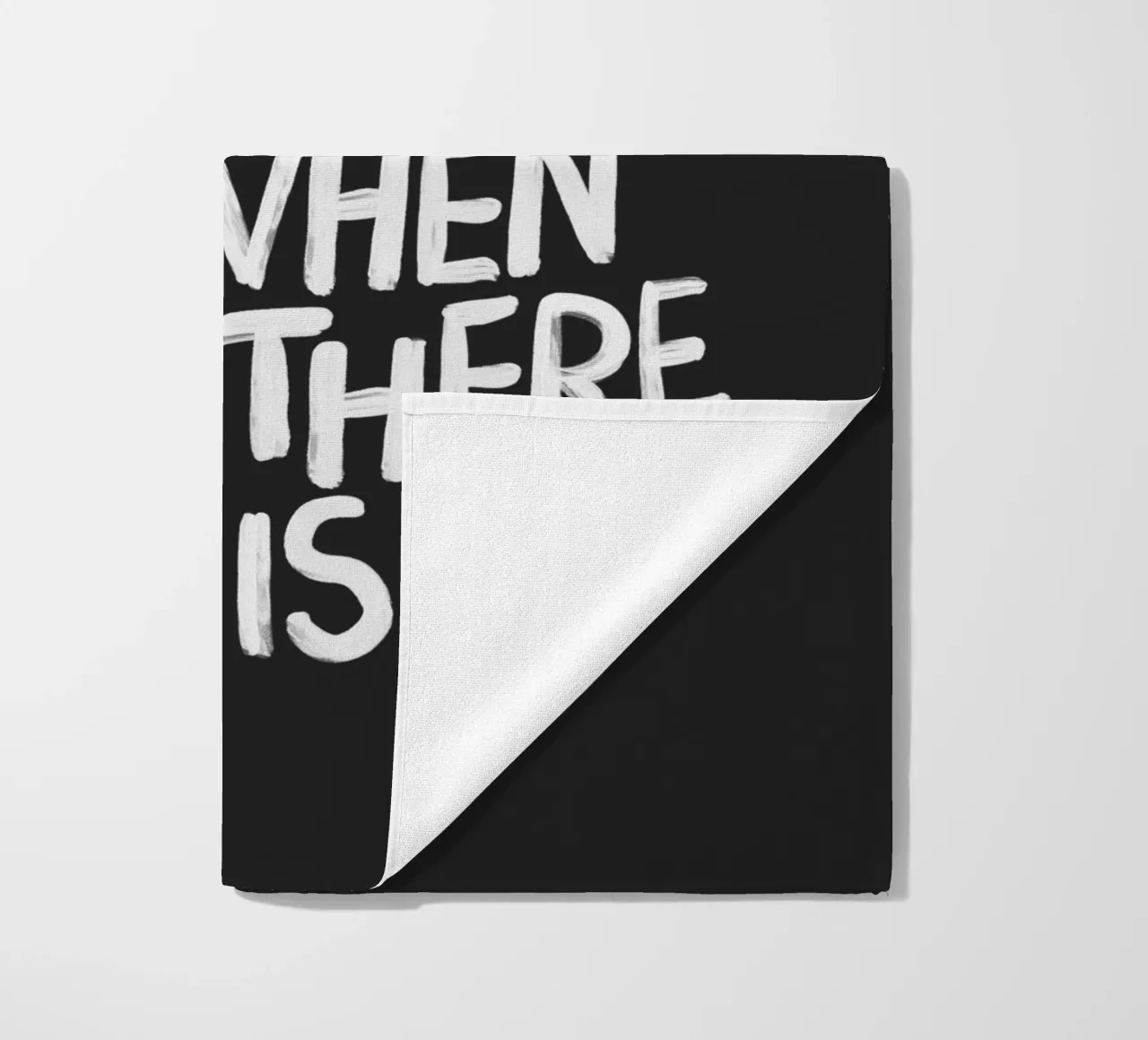 I Don't Always Whoomp But When I Do There It Is Typography beach towel by THE MOTIVATED TYPE