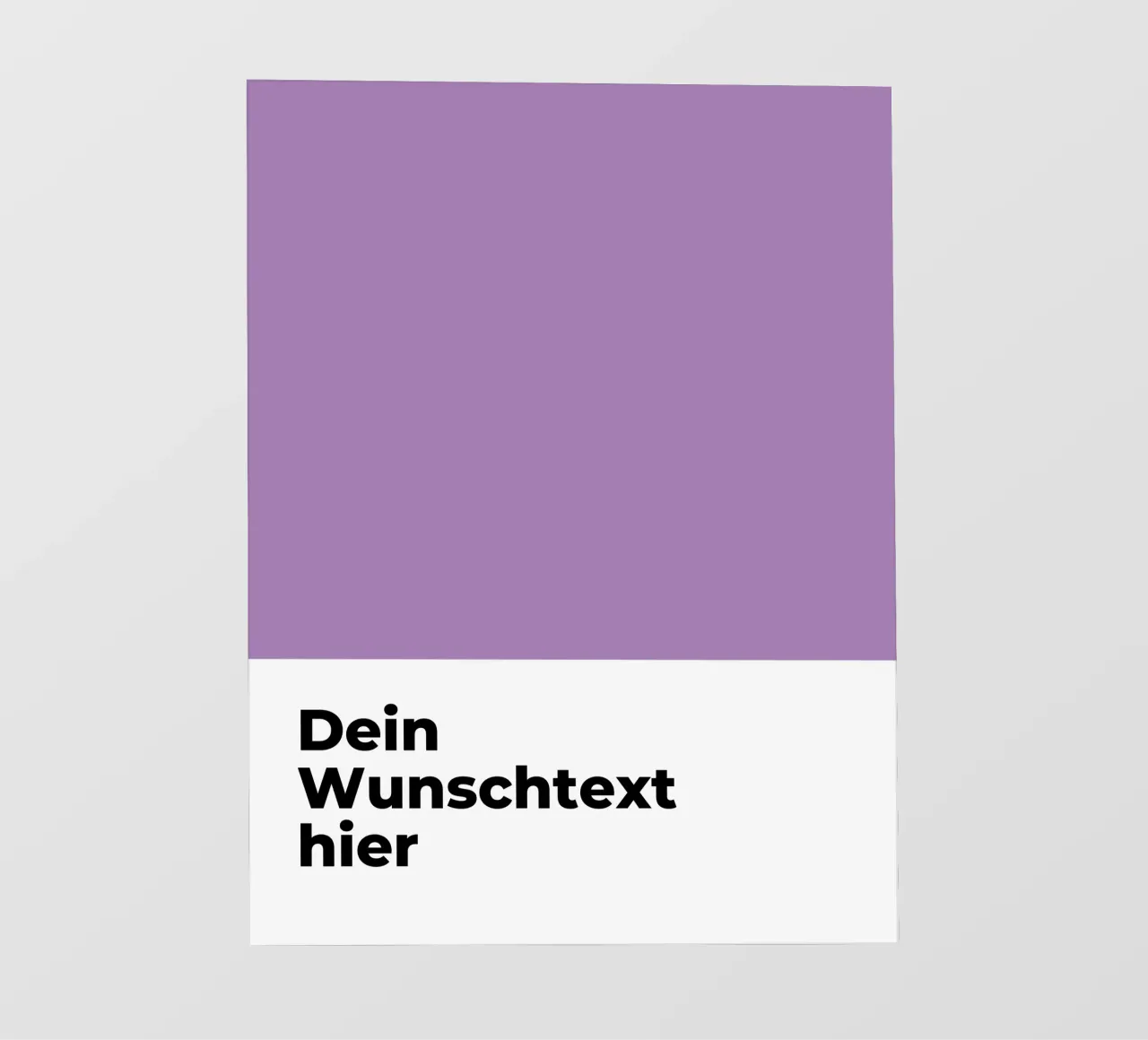Wunschtext - geometrisch lila pellicola backlit da WORTSPIEL