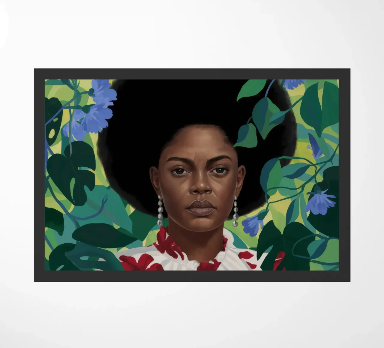Maestà floreale afro zerbino da Aether Brush