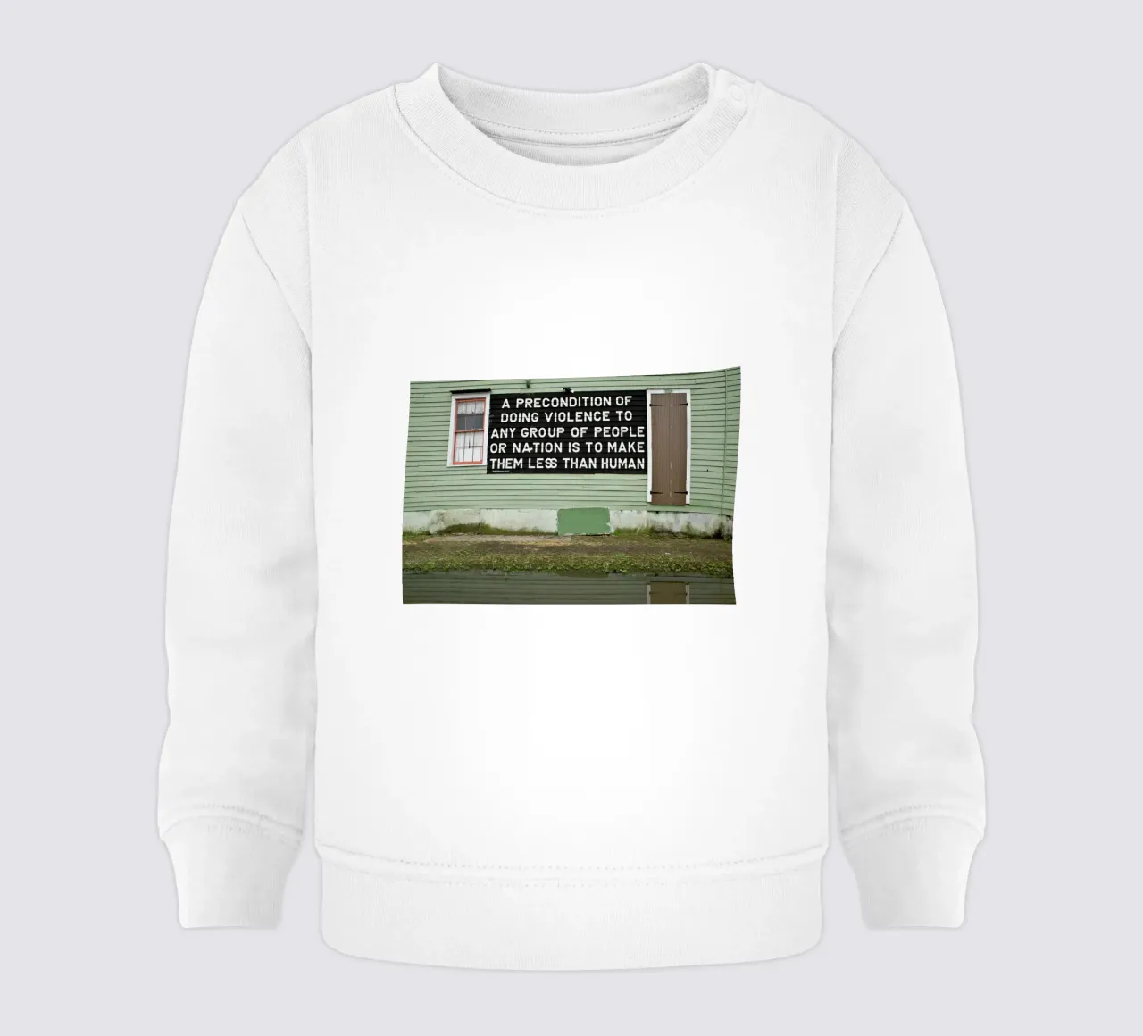Truth in NOLA baby sweatshirt van Marc Gruninger