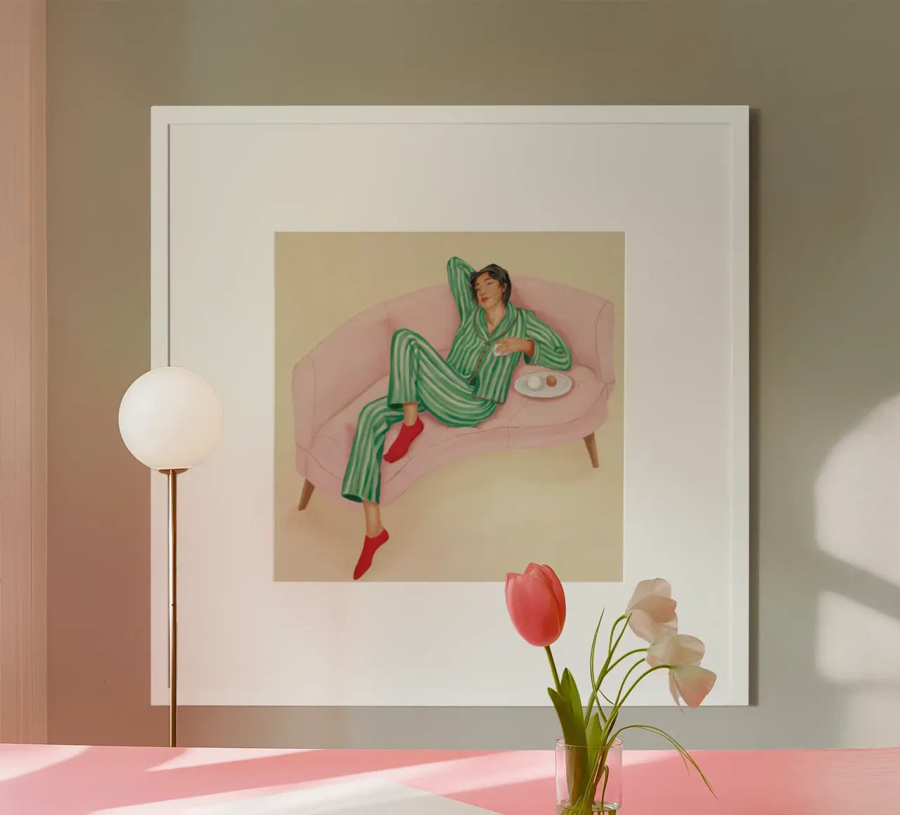 Serene Pajama Elegance hahnemühle by Aether Brush