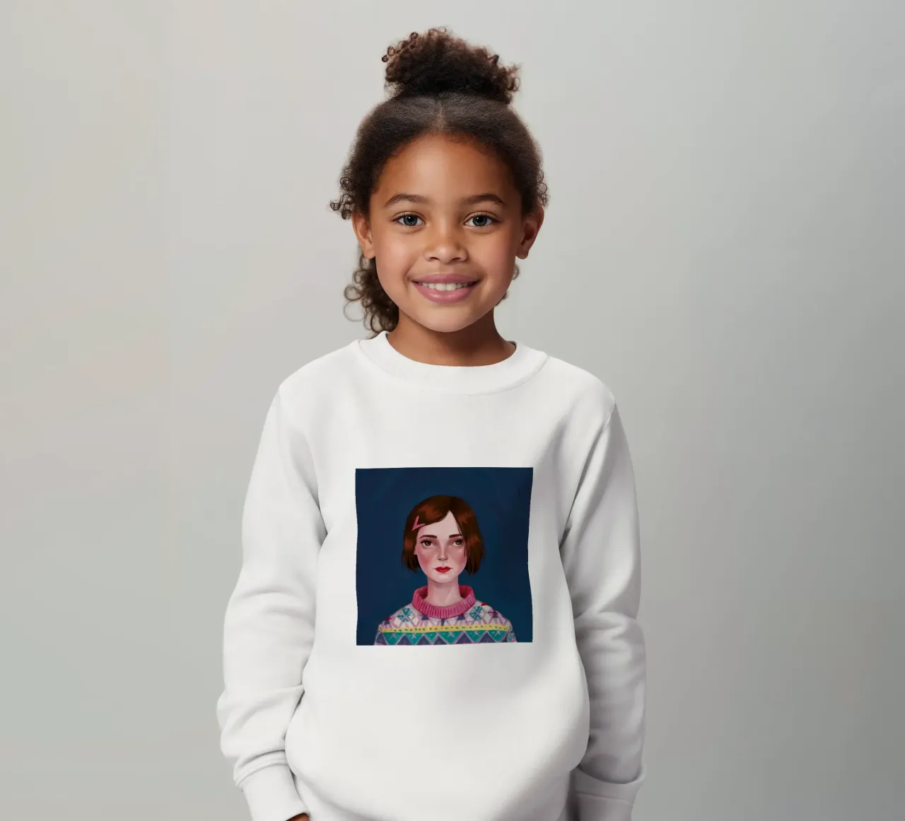 Calore festivo a maglia felpa bambino da Aether Brush