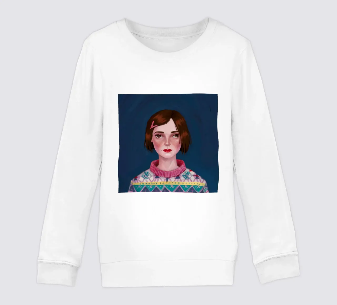Calore festivo a maglia felpa bambino da Aether Brush