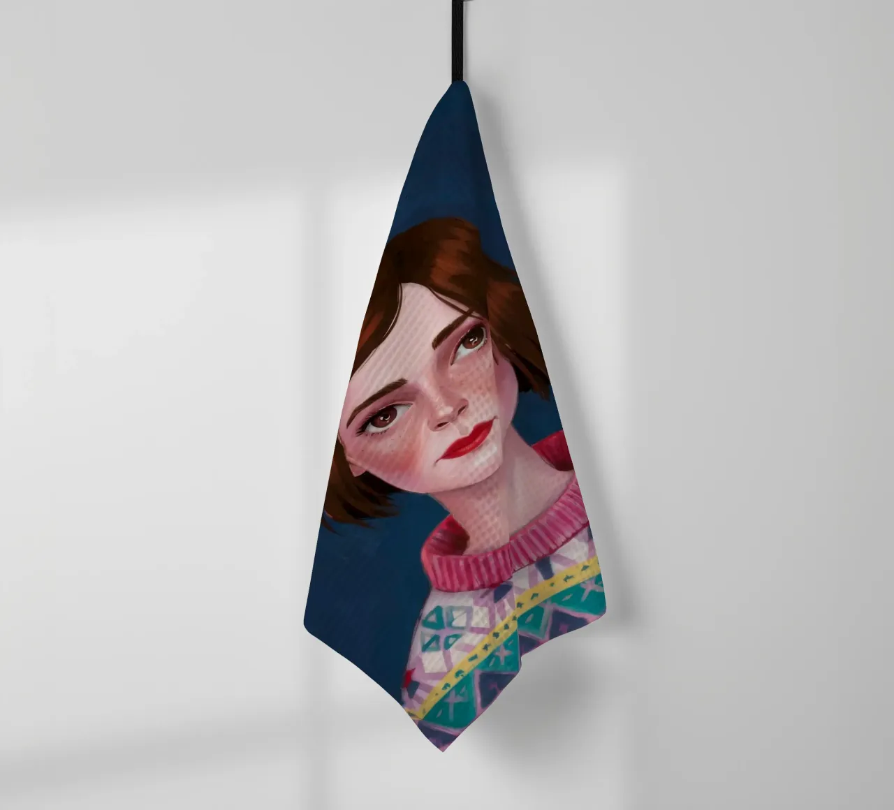 Calore festivo a maglia canovaccio da cucina da Aether Brush