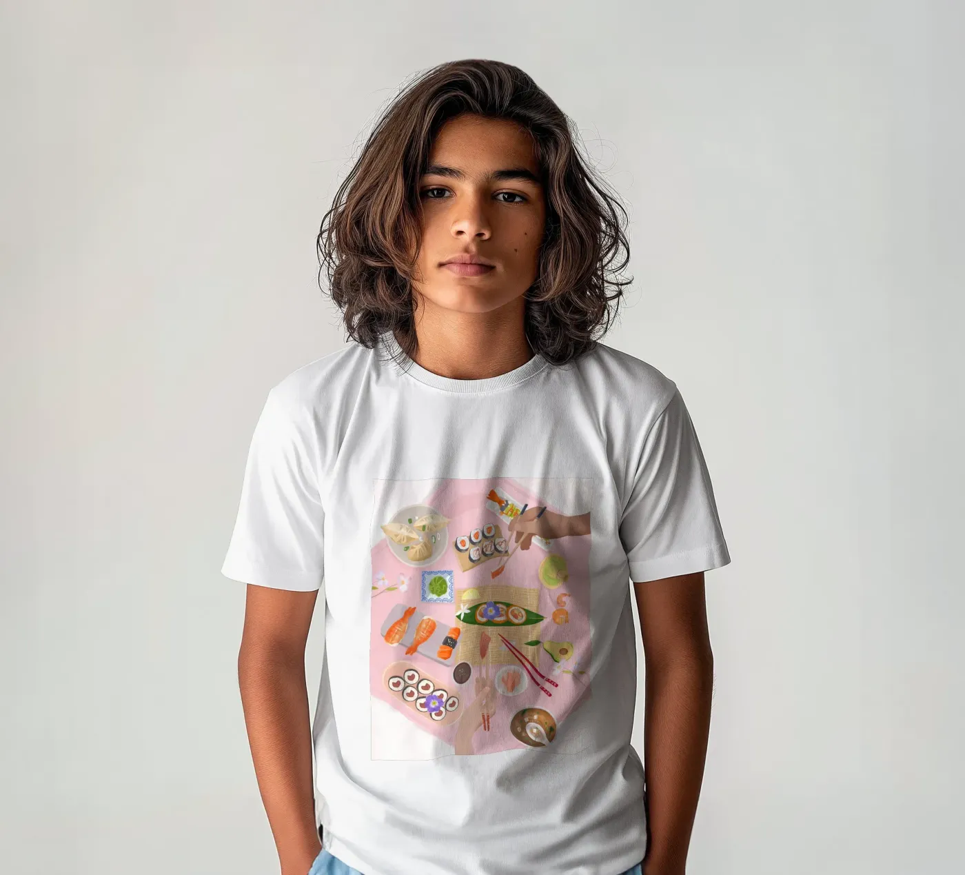 Sushi Time t-shirt bambini da PetrArts