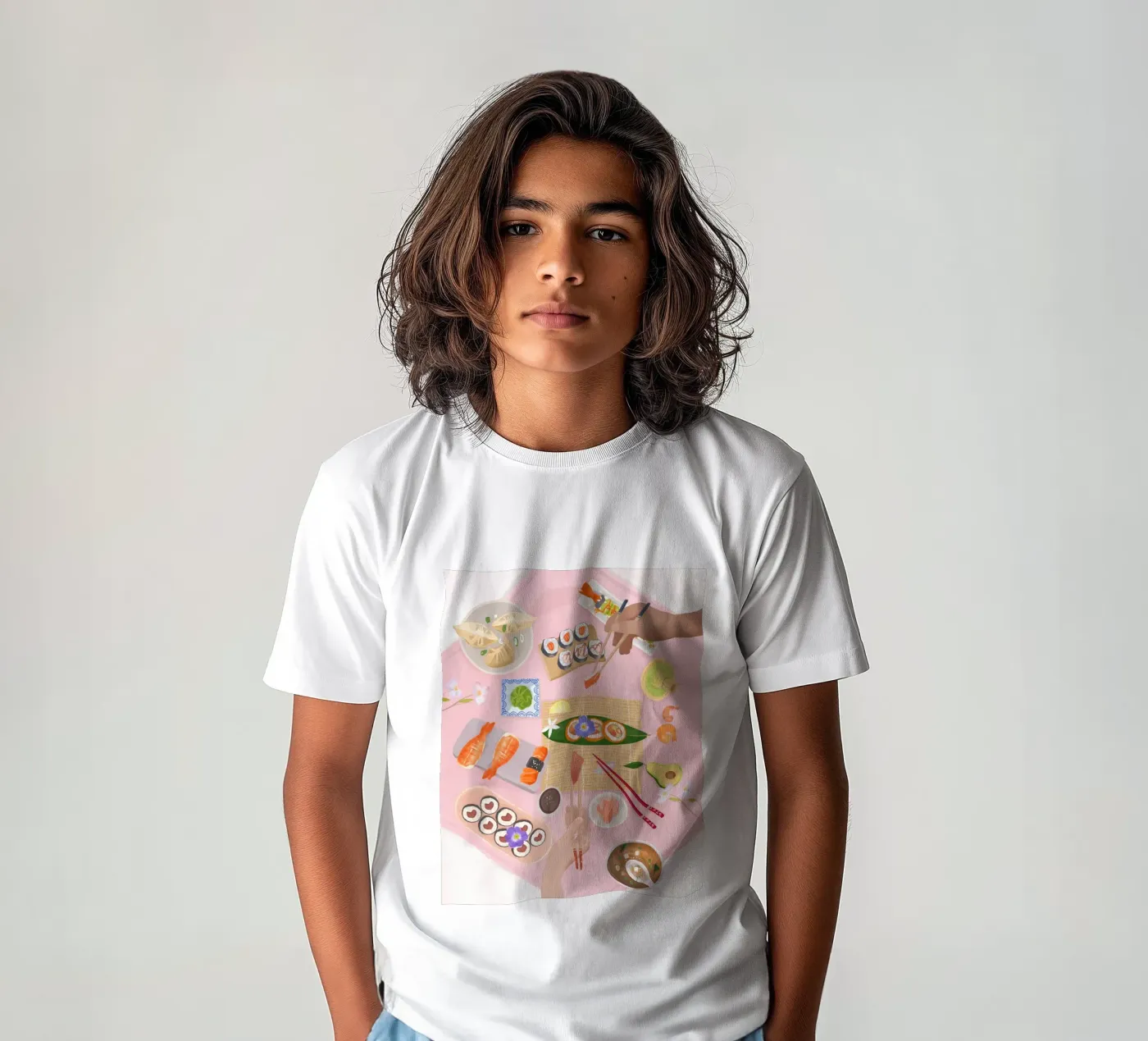 Sushi Time t-shirt bambini da PetrArts