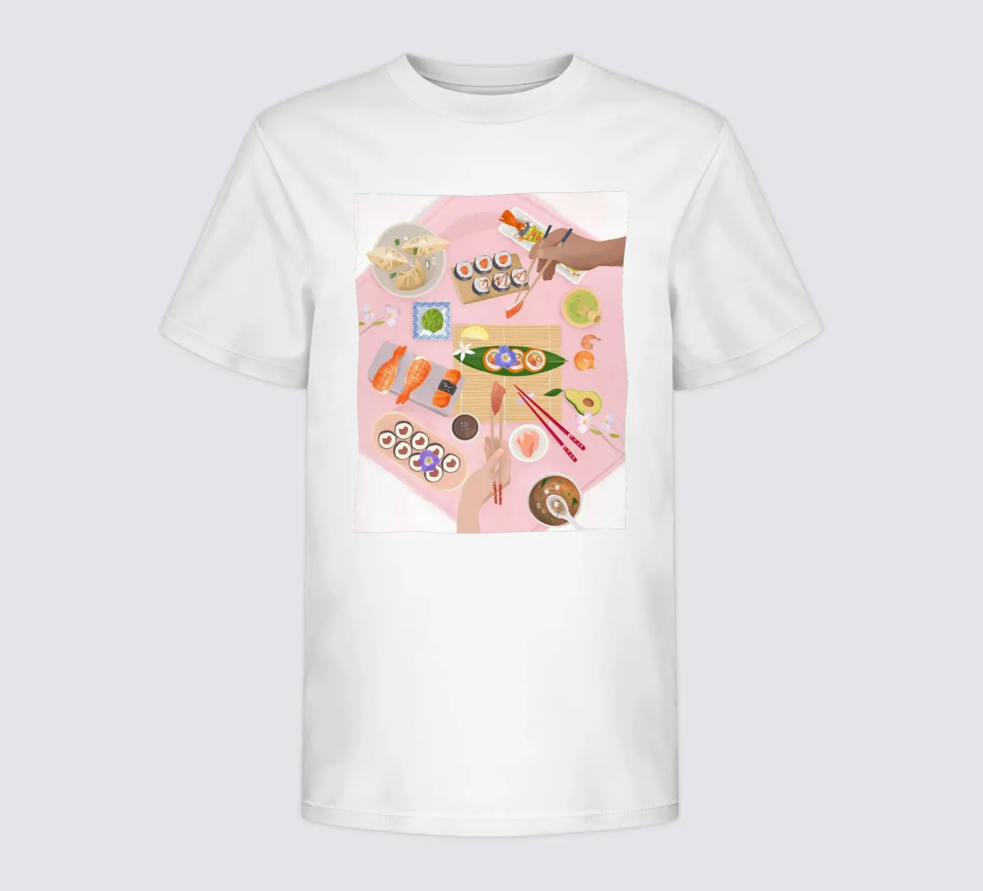 Sushi Time t-shirt bambini da PetrArts