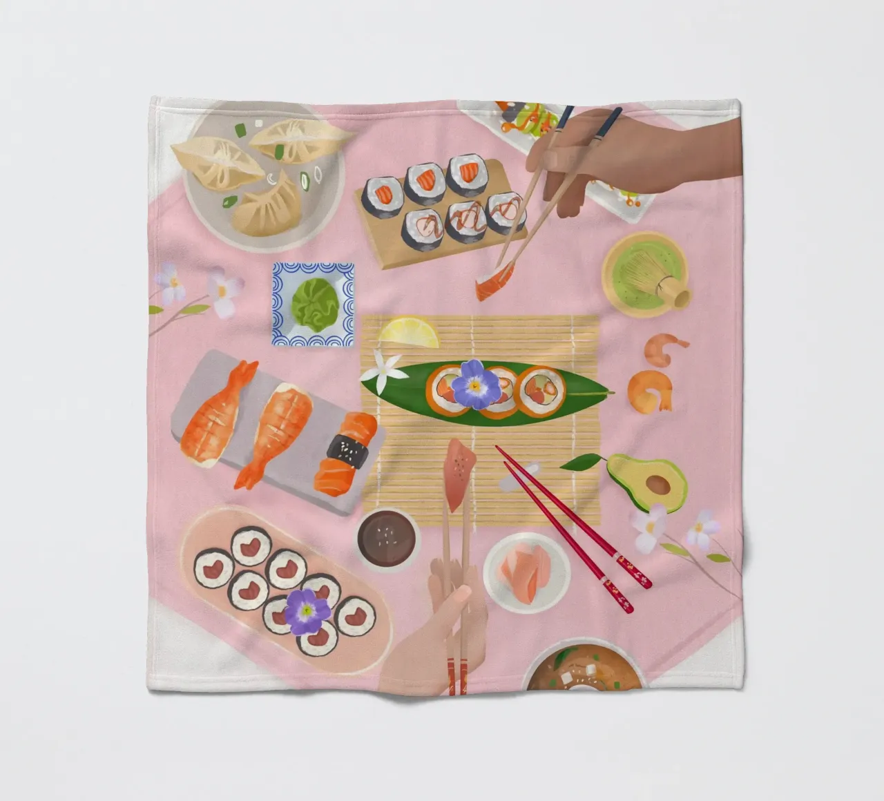 Sushi Time coperta in pile da PetrArts