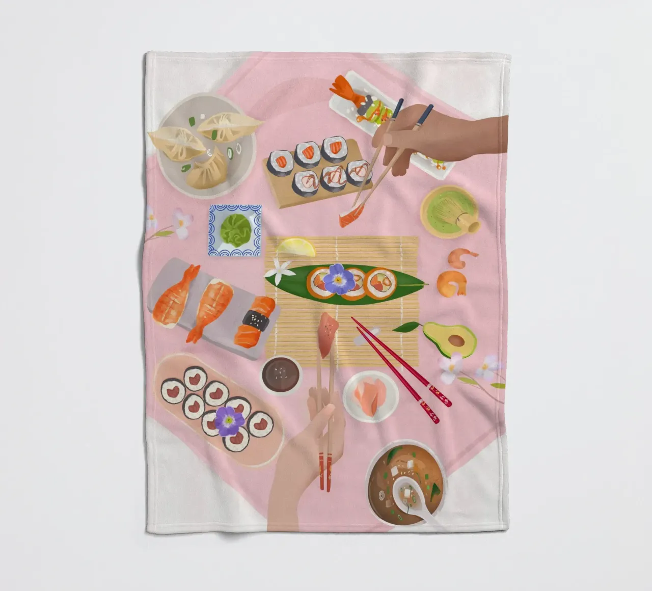 Sushi Time coperta in pile da PetrArts