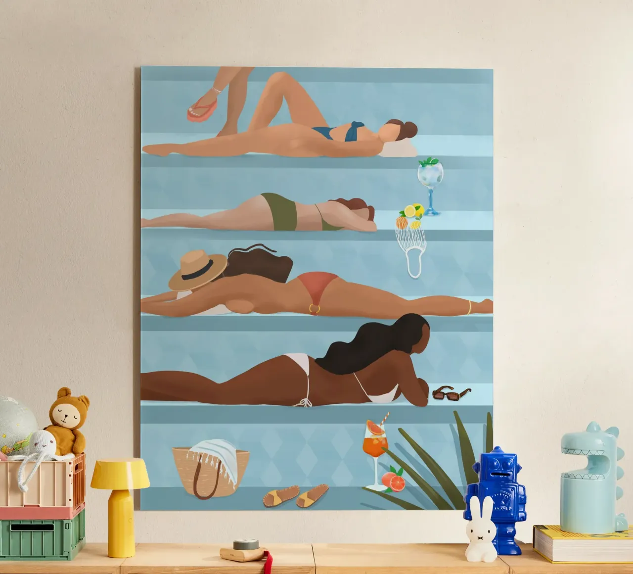 Poolside Ladies plexiglass da PetrArts