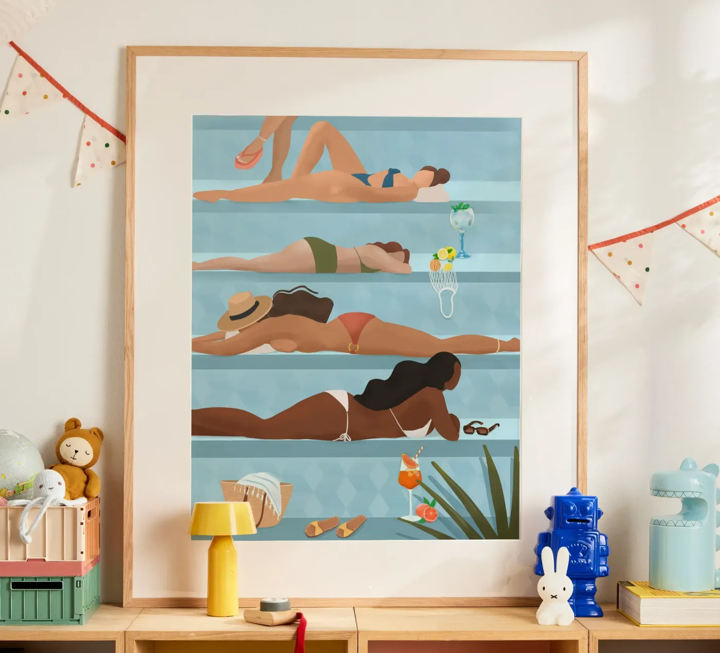 Poolside Ladies poster da PetrArts