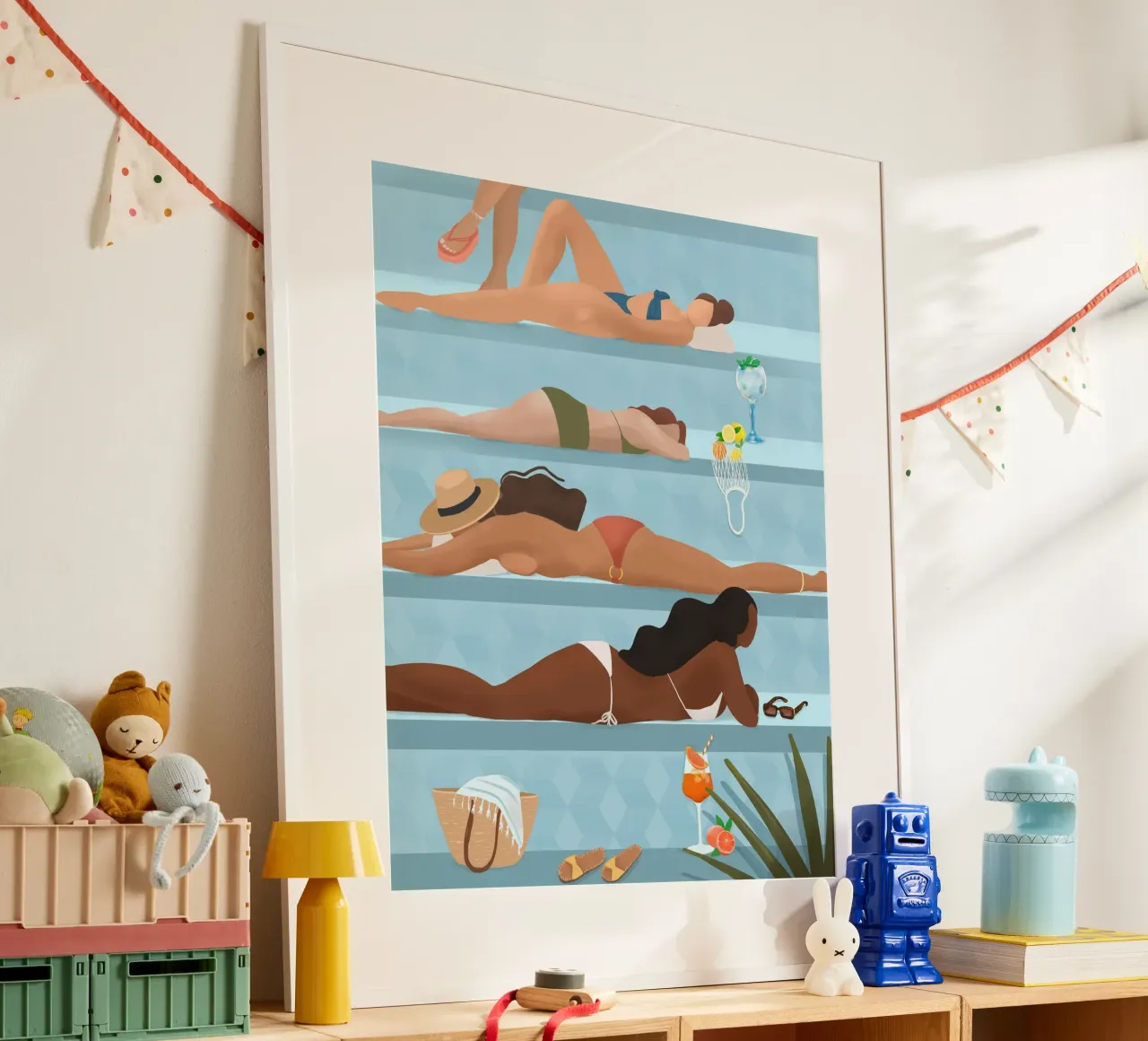 Poolside Ladies poster da PetrArts