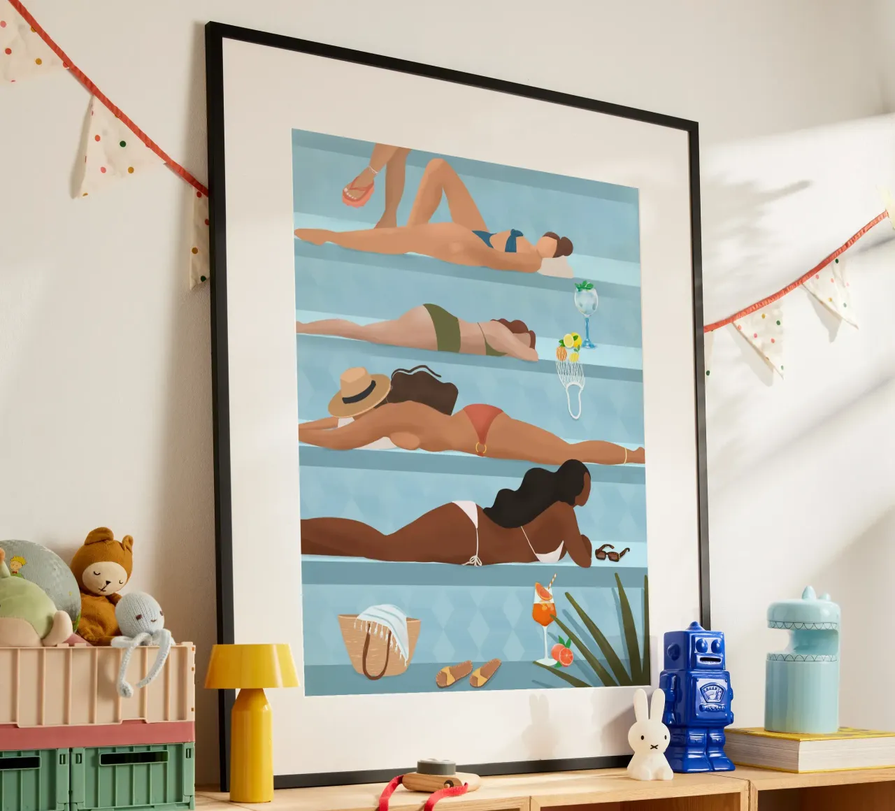 Poolside Ladies poster da PetrArts